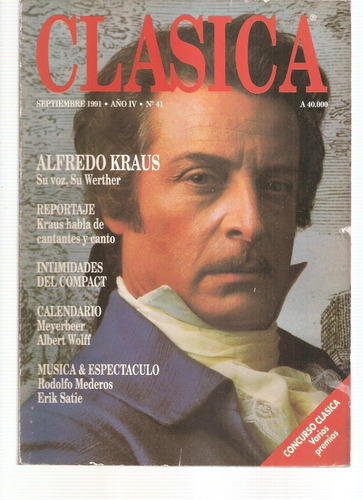 Revista Clasica Nº 41 Septiembre 1991