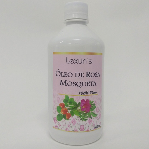 Oléo De Rosa Mosqueta Puro Lexuns 500ml Rosa Mosqueta