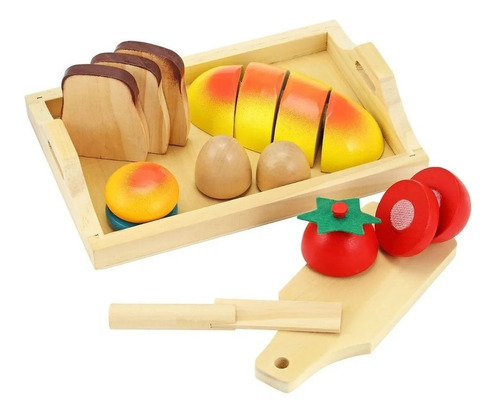 Cajón De Pan Y Comidas Juego Cocinita Niños Niñas