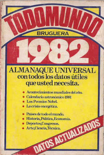 Almanaque Universal Todo Mundo 1982 Bruguera