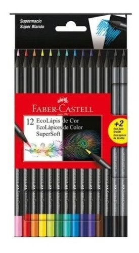 Colores Faber-castell Eco Supersoft X 12