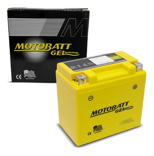 Bateria Motobatt Cg 125 Es Bros Mix Es 12v Amarelo Mtx5l