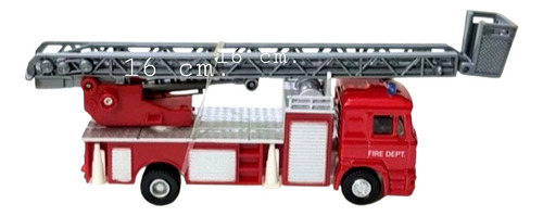 Camion Man F2000 Bomberos, 16 Cm. Esc. 1/72 Caja Cambiada