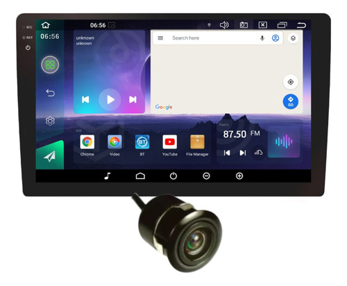 Radio Carro Android Resolución 2k De 9,5'' 4gb Ram 64gb Memoria Aiwa Aw-2k