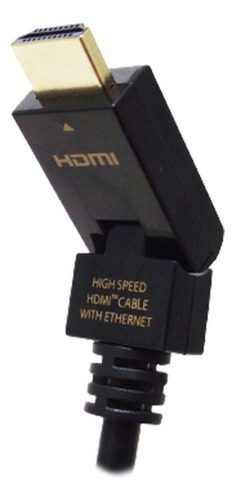 Cabo Hdmi 60cm Com Ethernet Conector Articulável - Discabos