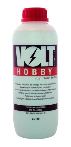 Carga Líquido Fluído 1 Litro Para Maquina Fumaça Hobby