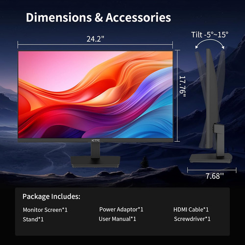27 Inch 4k Uhd(3840 * 2160) Computer Monitor - Ips Monito...