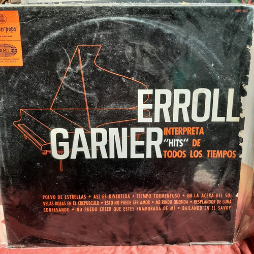 Vinilo Erroll Garner Interpreta Hits De Todos Los Tiempos J1
