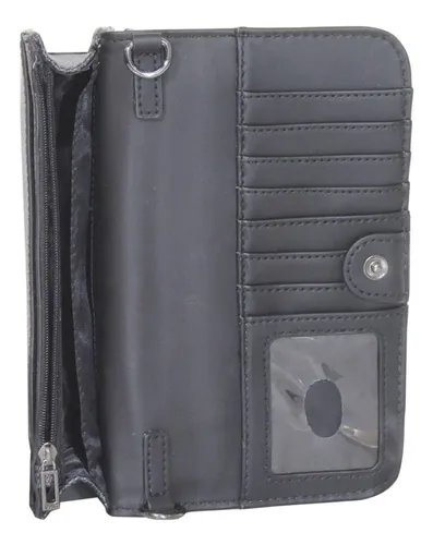 Guess Noelle Crossbody Organizador Con Solapa, Logotipo De C