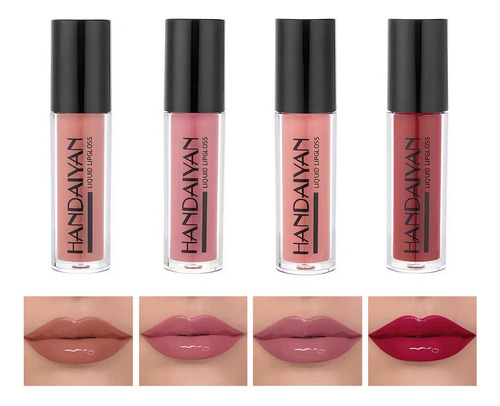 Labial, X4 Pintalabios Matte - g a $32880