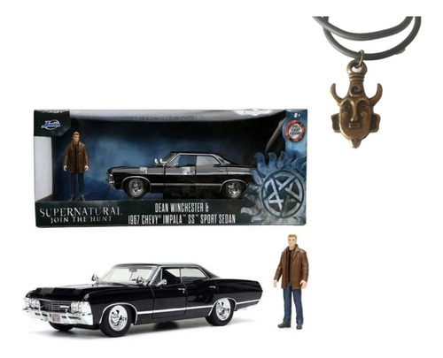 Chevrolet Impala 1967 Supernatural 1/24 Con Dean + Samuleto