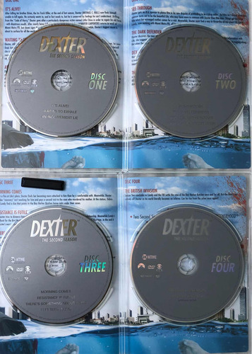 Dexter 8 Dvd. Season 1 Y 2. Importado De Usa. Temporada 1 -2 (Usado)