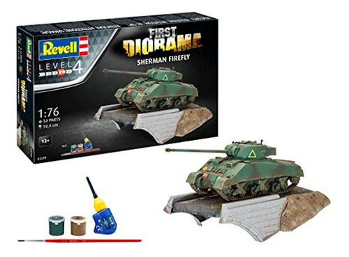 Maqueta Tanque Sherman Firefly Con Diorama 1:76