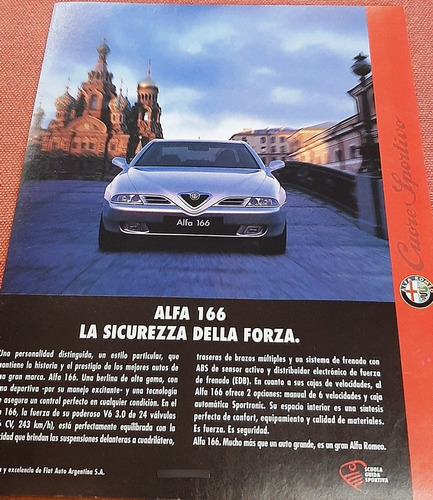Publicidad Alfa Romeo 166