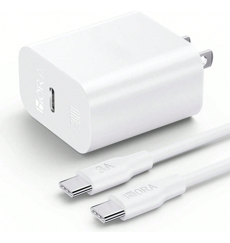 Turbo Cargador Tipo C A C Con Cable 20w