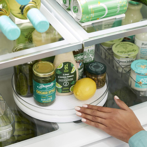 Youcopia Fridgeview Plato Giratorio Con Alfombrilla, Lazy...
