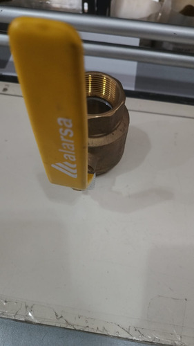 Valvula Esferica Llave Paso Total Alarsa Gas 1 1/4