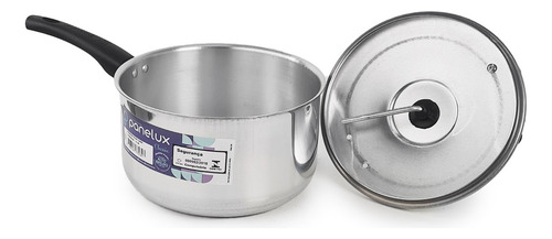 Sartén para palomitas de aluminio pulido litografiado, 3,6 l, Panelux