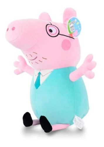 Peluches Peppa Pig George Papá Cerdito Mamá Cerdita 30cm