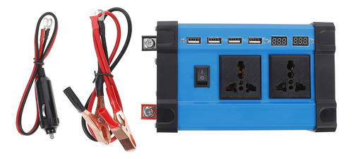 Convertidor Rápido De Corriente Automático Lcd De 12 V A 220