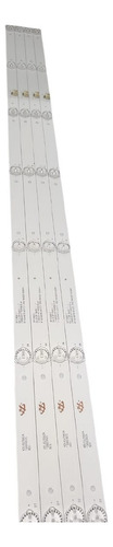 Kitx4 Tiras De 7 Leds Telefunken Tkle4318rtfx 80cm 3v