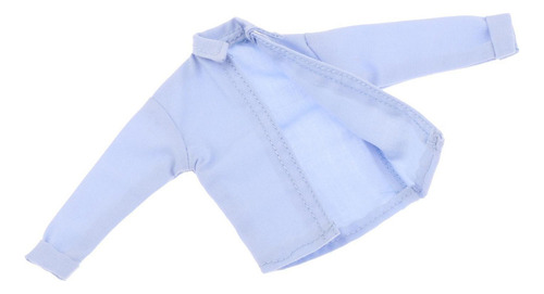 M Abrigo De Camisa A Escala 1/12 Para Accesorio De Azul Y