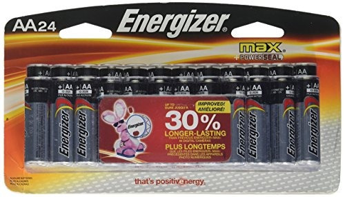 Energizer Max Alcalina Aa De La Batería, 24-count.