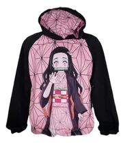 Comprar Moletom Demon Slayer Nezuko Na Cor Rosa - Lindo Moletom