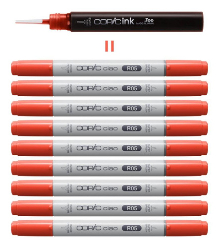 Refil Tinta Marcador Copic Ink 12 Ml Tuscan Orange Yr27