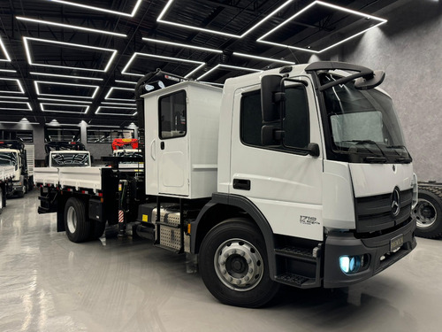 Mb Atego 1719 4x2 Guindaste Munck Argos 20t Cabine 6 Pessoas