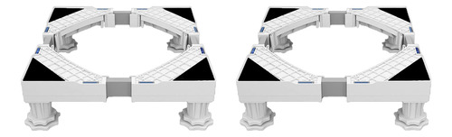 2 Soportes Para Lavadora, Secadora Y Frigorífico Pedes.