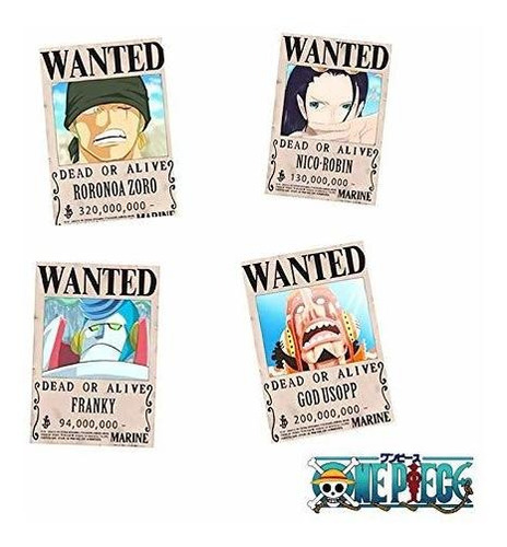 Imagen 6 de 7 de Pósteres Carteles De One Piece Pirates Wanted, Nueva Edición