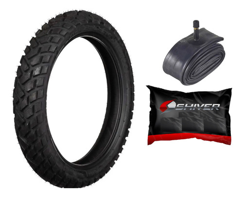 Pneu Xtz250 Lander Tornado Metzeler 120/80/18 + Camara De Ar