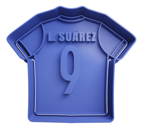  Cortador De Galletas De Luis Suárez - Camiseta De Fútb 10cm