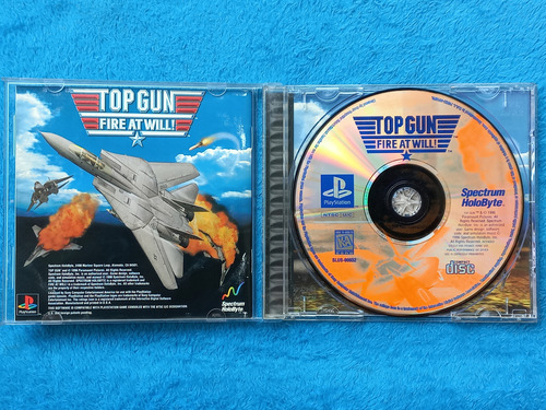 Top Gun: Fire At Will | Con Manual Y Registro | Para Ps1 (Usado)