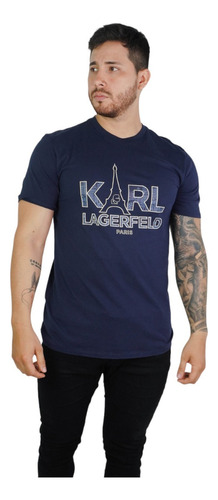Camiseta Karl Lagerfeld Navy.