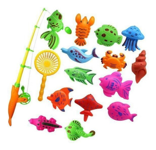 Juego De Modelos De Peces De 3x15 Piezas, Juguete De Baño