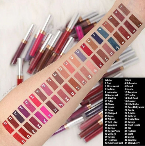 Batom líquido Labial Anastasia Beverly Hills Color Veronica Mate