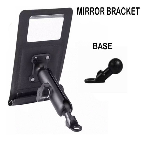 Imagen 3 de 10 de Soporte Portacelular Impermeable Motocicleta Base Celular
