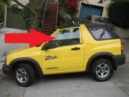 Ventana Tracker Convertible 1999-2004 Piloto Izq Vidrio