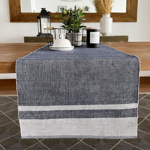 Camino De Mesa Brisa 100% Algodón 40x180cm Azul | Savihome