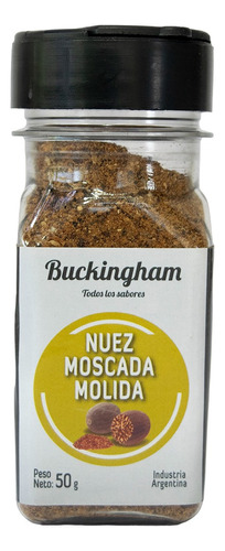 Nuez Moscada Molida X 50gr Buckingham