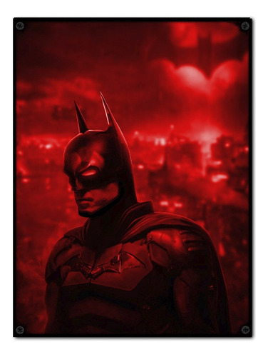 #877 - Cuadro Decorativo Vintage - Batman Poster No Chapa