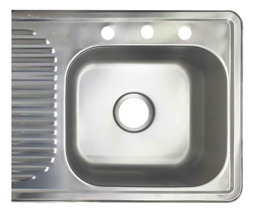 Tarja Empotrar Acero Inox Escurridor Izquierdo 100 X 50 Cm
