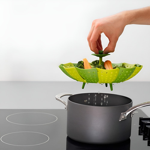 Cesta Vaporera Cocinar 25x12cm Plastico Libre Bpa Selecta