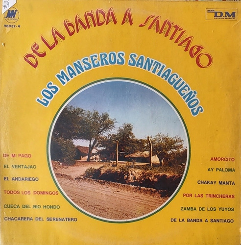 Vinilo Lp De Los Manseros Santiagueños  De La (xx968