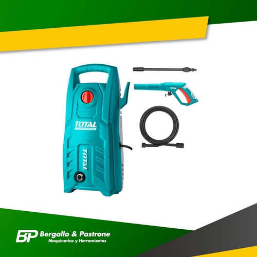 Imagen 2 de 8 de Hidrolavadora Eléctrica Total Tools 1400w Presión 130 Bar