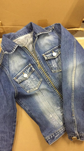 jaqueta jeans feminina carmim