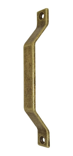 Manija Metal Puerta Granero Modelo Cinta 125 Mm Bronce Viejo