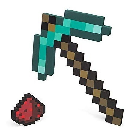 Thinkgeek Minecraft Diamante Pico Y Redstone Polvo Aventura